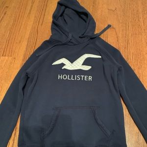 Navy Hollister Hoodie